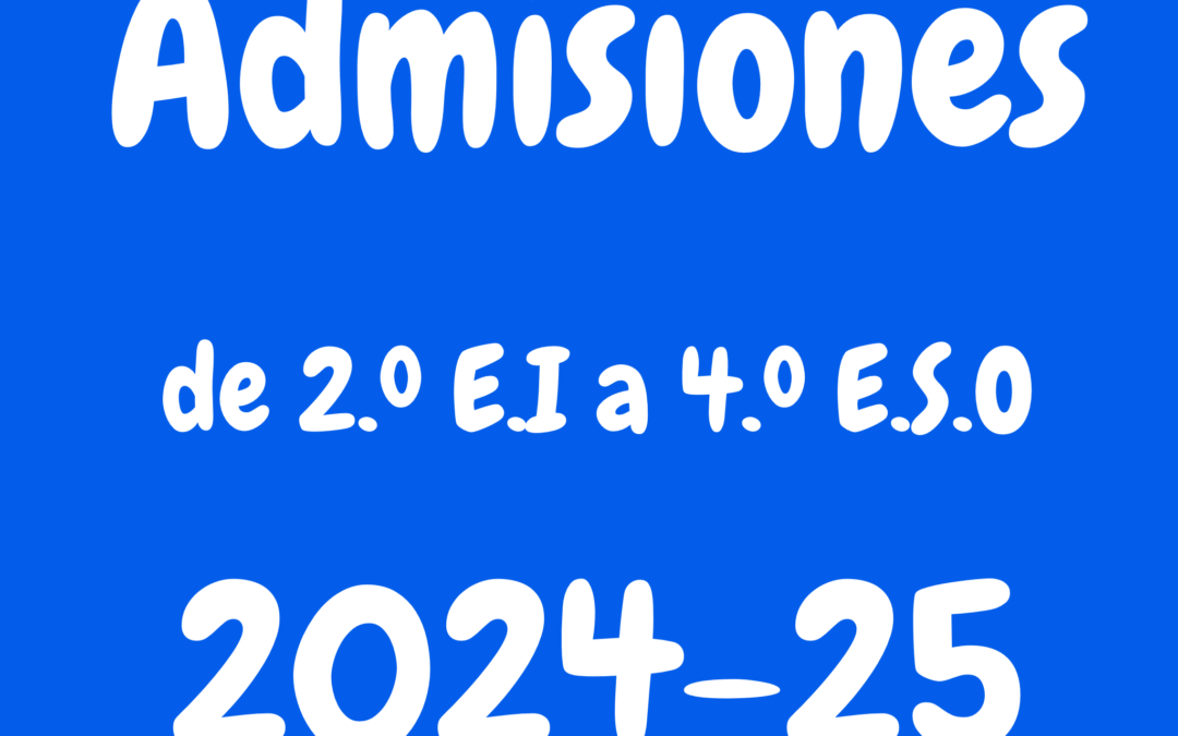 Admisiones 2024-25